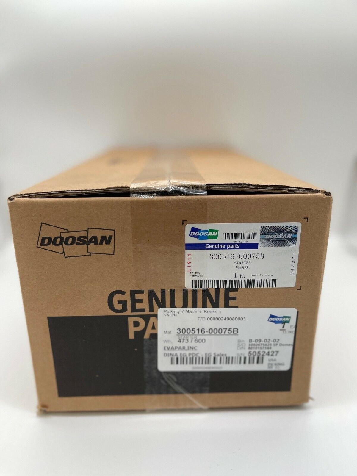 Starter - Doosan - 300516-00075B - 9000467