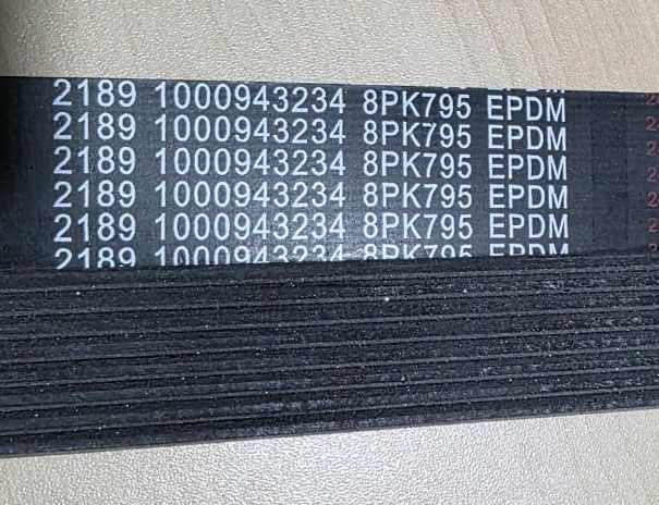 Kəmər - Baudouin - 16232118G - 1000943234 - 8PK795 EPDM - 2189241029