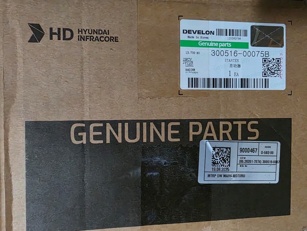 Starter - Doosan - 300516-00075B - 9000467